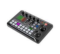 Mixer audio professionale, microfono microfono mixer registratore audio a condensatore con scheda audio USB per live, streaming, podcasting e registrazione