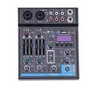 Mixer audio professionale, mixer di interfaccia audio, mixer di streaming di interfaccia, canale portatile, mixer digitale USB Bluetooth con 3 modalità di potenza, regolazione precisa della voce per