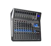 Mixer audio professionale Mixer digitale a 8 canali Sound Mixing Console con 24 effetti digitali DSP USB MP3 DJ Reverberation Console Streaming dallo studio del DJ