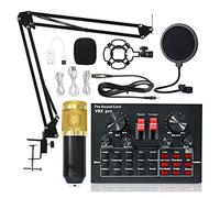 Mixer audio professionale USB 5.0 Audio Scheda audio USB Auricolare esterno Microfono Webcast Adattatore trasmissione live Musica di gioco per PC Telefono Computer Scheda audio