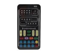 Mixer Audio, Questo Cambiavoce Portatile, Multifunzionale E È Dotato Di 8 Effetti Sonori Ed Compatibile Sia Con I Telefoni Cellulari Che Computer per streaming live, podcasting, PC