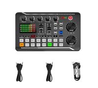 Mixer audio scheda audio dal vivo, interfaccia audio podcast con effetti mixer DJ, cambio voce