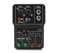 Mixer audio, Scheda audio for computer Bluetooth Mixer professale for palco Live Usb Mini 48V Desktop,PC, studio di registrazione e giochi