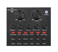 Mixer audio, Scheda Audio USB 5.0 V8, Microfono For Cuffie Esterne, Webcast, Trasmisse In Diretta, Mixer Vocale For Telefono, Computer, PC,PC, studio di registrazione e giochi