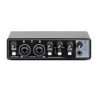 Mixer audio, Scheda audio USB MD22 da 48 V con interfaccia e monitoraggio for chitarra elettrica, registrazione dal for canto in studio,PC, studio di registrazione e giochi(Black)