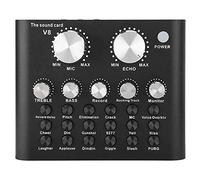 mixer audio, Scheda audio V8 Live con effetti e cambia voce, dispositivo mixer Bluetooth for streaming live, registrazione musicale