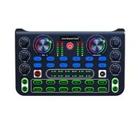 Mixer Audio, Scheda Mixer Audio Da 2 Pezzi For Streaming Live, Con Cambia Voce E Effetti Sonori, For Registraze Musicale per streaming live, podcasting, PC