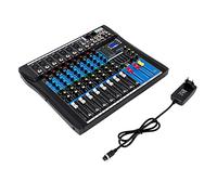Mixer audio stereo a 8 canali Dj Mini mixer con quattro tipi di reverb controllo volume indipendente mixer audio multifunzione per musica cena bar e studio di registrazione