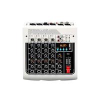 Mixer audio, USB Live Stage KTV Mixer for Pc 6 Canali Sound Table Mixing Card Console Digitali Controller Professionale Dj per karaoke in studio