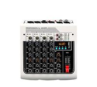 Mixer Audio, USB Live Stage KTV Mixer for Pc Tabella a 6 canali Scheda di missaggio Console digitali Controller Console professionale Dj