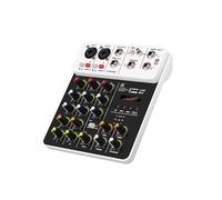 Mixer Audio V4 A 4 Canali Con USB 48V Ritardo Di Alimentazione Phantom Effetto Ripetizione For La Registrazione Su PC A Console Missaggio