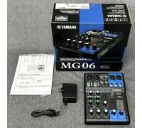Mixer compatto YAMAHA MG06 massimo 2 ingressi microfono / 6 linea (2 mono + 2...