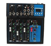 Mixer, Console per Tavola Armonica in Metallo con Regolazione Fine per Studio di Registrazione (Spina UE 220V)