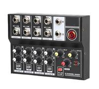 Mixer Console professionale a 8 canali Dj Centro digitale Interfaccia mobile Tabella delle frequenze sonore portatili Amplifica il missaggio schede Principianti e professionisti