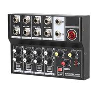 Mixer Console professionale a 8 canali Dj Centro digitale Interfaccia mobile Tabella delle frequenze sonore portatili Amplifica il missaggio delle schede