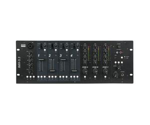 Mixer DAP D2352 - 3 uscite, 1 microfono, 7 linee, controllo a zone