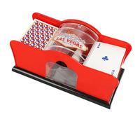 Mixer Di Carte Manuale, Macchina Di Miscelazione Manuale, Rivenditore Di Carte Per Blackjack E Poker, Mixer Di Carte Da Gioco, Gioco Di Carte 2 Giochi Inclusi, Facile, Portatile E Pratico