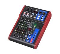 Mixer Di Effetti Digitali 4/6/8 Canali 99 Console DJ Interfaccia Audio Bluetooth 5.0 Controller Di Registrazione USB 48V(4 Channel)