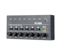 Mixer di linea a 4/6/8 canali Mixer for tastiere TYPE-C 5V 2A a rumore ultra basso con controlli di volume separati Mixer for basso for sub-mixing(6 Channels)