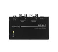 Mixer di linea a 4 canali a bassissimo rumore aggiornato DX400 Mini mixer Alimentazione DC5V Facile da usare Dropshipping,Ultra-preciso(DP400)