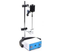Mixer di precisione da laboratorio da 200 W, motore a corrente continua, con funzione di misurazione del tempo, miscelazione stabile, agitatore elettrico silenzioso 3000 giri/min, dispositivi di