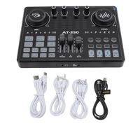 Mixer di schede audio Live Bluetooth Professional con Cambiaggio di voce LED LED multipli Effetti sonori Scheda audio per lo streaming Podcasting