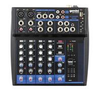 Mixer disc jockey Gemini GEM 08USB PROFESSIONAL Black