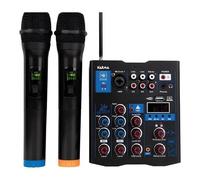 Mixer disc jockey Karma MXW 5 5 canali con doppio radiomicrofono VHF B
