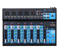 Mixer disc jockey Oqan 625810 Q7 USB MK2 Black