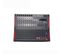 Mixer DJ Amplificatore a 12 canali Mixer di potenza Bluetooth Mixer professionale a doppio gruppo a 99 effetti Supporto per schermo digitale Scheda USB/SD Console di missaggio compatta da 35
