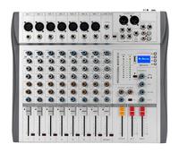Mixer DJ, Amplificatore mixer scheda audio a 8 canali Console di missaggio preamplificatore microfonico interfaccia USB Bluetooth