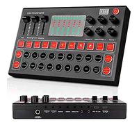 Mixer DJ con interfaccia audio USB, equalizzatore stereo, effetti multipli, controllo audio professionale, ideale per studi domestici e spettacoli dal vivo