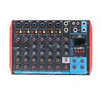 Mixer DJ, Live Card USB Sound Mixing Console PC Laptop DJ Mixer Stage Studi Canta Effector 6.5 Due in uno