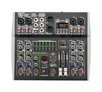 Mixer DJ, Mini Mixer Audio A 6 Canali Console Di Missaggio Audio 48V 99 DSP Tavolo PC USB Professionale Registra Riproduzione