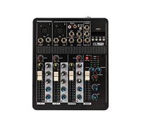 Mixer DJ Mixer 4 canali con effetto Interfaccia USB Rete Karaoke Anchor Supporto per mixer piccolo dedicato USB/SD Card Bluetooth integrato Nero Console di missaggio compatta (Nero 240x200x