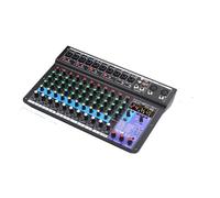 Mixer DJ, Mixer A12 canali Mixer portatile professionale Scheda da tavolo MP3 digitale Ingresso computer 48v Numero di alimentazione A6 A8