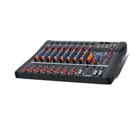 Mixer DJ, Mixer da studio professionale a 6/8/12 canali Bluetooth USB DJ Sound Mixing Console 48V Phantom Powers Monitor Amplificatore(8 Channels)