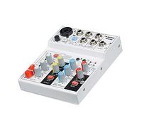 Mixer DJ Mixer di potenza a 4 canali Mixer audio Mixer di segnale Mixer piccolo Supporto USB/SD Card Interfaccia USB Mixer con scheda audio Console di missaggio compatta di una dimensione (
