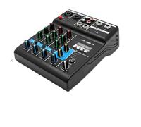 Mixer DJ, Mixer HD a 4 vie Audio-dio professionale con processore di effetti scheda Attrezzatura professionale Console di missaggio Mixer portatile USB a 4 canali
