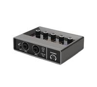 Mixer DJ, Mixer professionale Interfaccia USB Scheda Attrezzatura for DJ Studio di registrazione Convertitore for chitarra elettrica