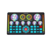 Mixer DJ, Q7 Scheda audio dal vivo Mixer audio Studio Record Scheda audio professionale Mixer microfono Cambio voce