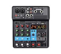 Mixer DJ, Scheda Audio Mini Mixer A 4 Canali DJ 16 Effetti Digitali Console Di Riduzione Del Rumore Registrazione USB For Il Canto
