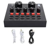 Mixer DJ, Scheda audio professionale for streaming live V8 Cambia voce Canta dal vivo esterno