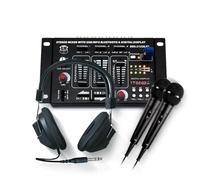 Mixer DJ Sono BLUETOOTH BM Bmsonic BMS-21USB-BT a 4 vie, 1 PHONO/LINE, 1 PHONO/USB, 1 CD, Cuffia, microfoni inclusi