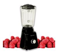 Mixer Elettrico con Bicchiere in Vetro 1.5L, Lama in Acciaio Inox, 400W
