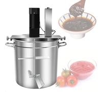 Mixer elettrico, mixer automatico commerciale per alimenti, miscelatore per pentola in acciaio inox con fondo a tre strati, avvio con un pulsante, velocità regolabile per preparare marmellat