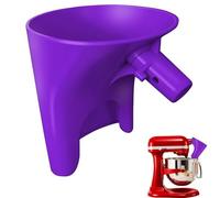 Mixer Funnel Attachment, Flour Baking Aid, Flour Sugar Pour Guide, Stand Mixer 7 Quart Bowl, Kitchen Tool for Baking Cooking Home Use Powder Handling Ingredient Transfer System