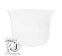 Mixer Funnel - Food Grade Wide Mouth Shield,Baking Flour Funnel Attachment - for Cooking Sugar Cocoa Powder Oats Honey Yogurt Oil