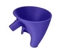 Mixer Funnel Insert, Wide Mouth Funnel, Leak Resistant Pouring Spout, Safe Material Splash Guard Ring, Mixer Bowl Adapter for Baking, Liquid, Egg, Batter Transfer, 222 mm Diameter Fit
