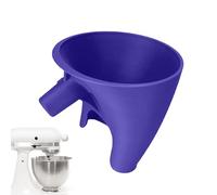 Mixer Funnel, Leak-Proof Food Transfer Tool, Wide-Mouth Kitchen Accessory, 3.94x4.72x5.51 inches Compact Pouring Solution, Ideal for 222mm Stand Bowl, Liquid, Egg, Baking and Ingredient Prep